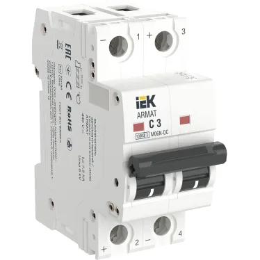 ARMAT Автоматический выключатель M06N-DC 2P C 3А