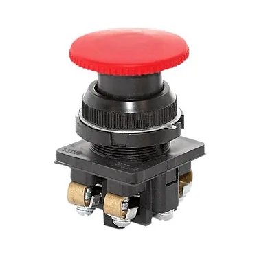 Кнопка КЕ-191 исполнение 2(1з+1р) черная IP54