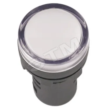 Лампа AD22DS LED матрица d22 мм белый 110В AC/DC