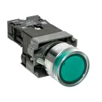                  Кнопка BA31 с подстветкой 230В зеленая NO IP65 PROxima
               
