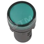 Лампа AD16DS(LED) матрица диам. 16мм зеленая 110В