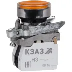                  Кнопка КМЕ4611мЛС-220В-желтый-1но+1нз-цилиндр-индикатор-IP65-
               