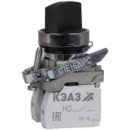                  Переключатель КПЕ2520РС-черный-2но+0нз-ручка-фикс-3поз-IP54-КЭАЗ
               