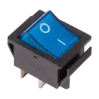                  Выключатель клавишный 250V 16А (4с) ON-OFF синий с подсветкой (RWB-502, SC-767, IRS-201-1) Индивидуальная упаковка 1 шт
               