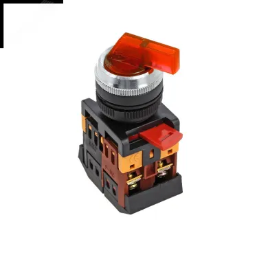 Переключатель ANLC-22 2P красный с подсветкой 24В DC NO+NC PROxima