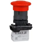                  Кнопка КМЕ5501мФ-красный-0но+1нз-гриб-IP54-КЭАЗ
               