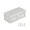 Корпус IP66/IP67, 400х200х146 мм, без МП, с фланцами, непрозрачная крышка H- 21 мм