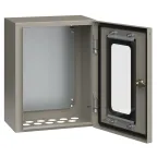                  Корпус металлический ЩМП-1-0 (395х310х220мм) У2 IP54 прозрачная дверь
               