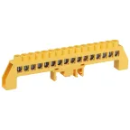                  Шина NO-224-120 PE земля в комбинированном изоляторе на DIN-рейку ШНИ-8х12-16-Д-желтый
               