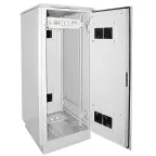Шкаф уличный 19дюйм 24U 720x860 IP55 металлическая дверь серый