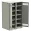 Шкаф LINEA B (пустой) 2000х1200х950мм двустворчатая металлическая дверь серый