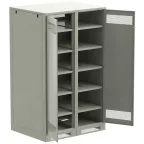                  Шкаф LINEA B (пустой) 2000х1200х950мм двустворчатая металлическая дверь серый
               