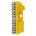                  Шина PE Земля на на DIN-изол ШНИ-6х9-12 никелированная Д-Жел
               