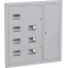 Корпус металлический ЩЭ-7 36 УХЛ3 IP31 LIGHT