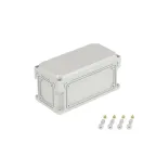 Корпус IP66/IP67, 300х150х146 мм, без МП, с фланцами, непрозрачная крышка H- 21 мм