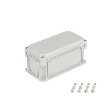Корпус IP66/IP67, 300х150х146 мм, без МП, с фланцами, непрозрачная крышка H- 21 мм