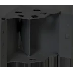Угол цоколя 100 RAL7021 серый IP54 (4шт/компл) FORMAT