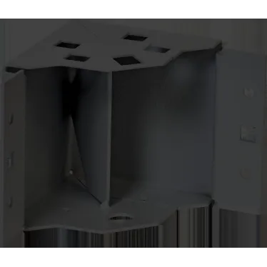 Угол цоколя 100 RAL7021 серый IP54 (4шт/компл) FORMAT