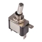 Тумблер 12V 25А (3c) ON-OFF однополюсный с синей LED подсветкой
