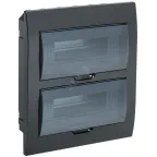                  Корпус модульный пл. встр. ЩРВ-П-24 черный IP41
               