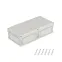 Корпус IP66/IP67, 600х300х160 мм, без МП, с фланцами, непрозрачная крышка H- 35 мм