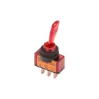 Тумблер 12V 20А (3c) ON-OFF однополюсный с красной подсветкой