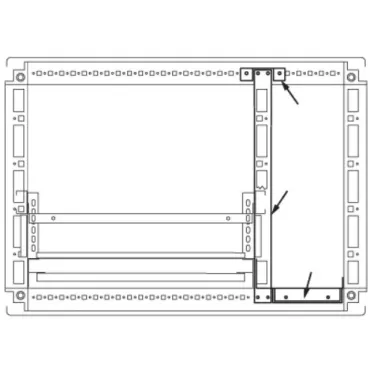 CAE/CQE Комплект для создания кабельного отсека для шкафов 1800 x 600