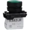 Кнопка КМЕ4502м-зеленый-0но+2нз-цилиндр-IP54-КЭАЗ