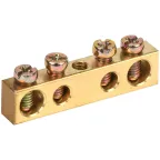                  Шина PEN земля-ноль 6х9мм 4/1 (4группы/крепеж по центру)
               