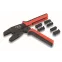 Пресс-клещи для обжима наконечников с 3 сменными матрицами Click'N'Crimp