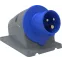 Вилка стационарная ССИ-513 16А 2Р+РЕ 220В IP44