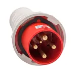                 Вилка кабельная 035-63А-6h-380AC-3P+PE+N-IP67
               
