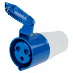                  Розетка 223 переносная 2Р+РЕ 32А 220В IP44, REXANT
               