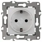                  Розетка 2P+E Schuko, 16A-250В, Эра12, белый, 12-2101-01
               