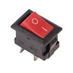                  Выключатель клавишный 250V 3А (2с) ON-OFF красный Micro
               