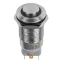 Кнопка антивандальная 12 12В(LED) Фикс (4с) OFF-ONсиняя (A-12-C2)