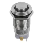                  Кнопка антивандальная 12 12В(LED) Фикс (4с) OFF-ONсиняя (A-12-C2)
               
