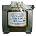                 ОСО-0,25 УХЛ3 220/36, IP00, трансформатор
               
