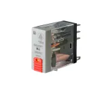                  Реле 8A 2CO 230VAC тест кнопка LED
               