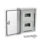                  Корпус пластиковый распределительный ЩРН-18 IP65 прозрачная дверь 350х250х150
               