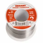                  Припой с канифолью, 250 г, 0.6 мм, (олово 60%, свинец 40%)
               