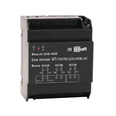 Блок питания (вх. напряжение DC (110-220B) вых. напряжение DC 24B) ВА-730/750