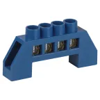                  Шина NO-224-121 N ноль в изоляторе ШНИ-6х9-4-Д-синий
               