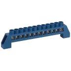                  Шина NO-224-65 N ноль в изоляторе ШНИ-8х12-12-Д-синий
               