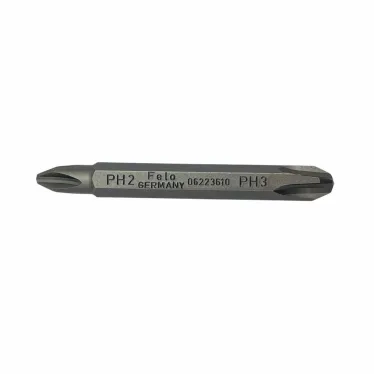Бита двухсторонняя серия Industrial PH2/PH3, 60 мм