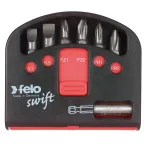 Набор бит SL/PZ/PH Industrial с держателем бит в кейсе Swift, 7 шт