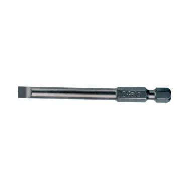 Бита плоская шлицевая серия Industrial E6.3 SL6,5х1,2х73мм, 5шт