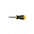 Отвертка Ergonic Stubby с двухсторонней битой SL5.5хPH2 60мм