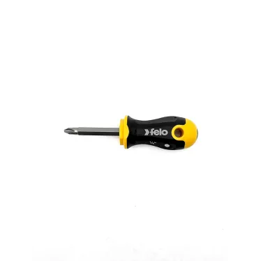 Отвертка Ergonic Stubby с двухсторонней битой SL5.5хPH2 60мм