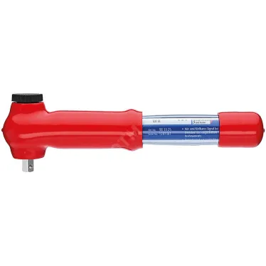 Ключ динамометрический VDE 1000V DR 3/8 5 - 25 Н·м L-290 мм диэлектрический